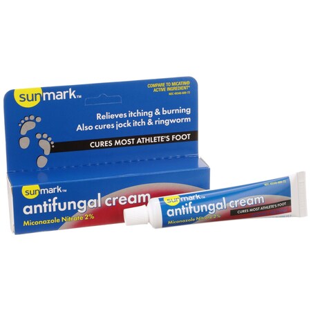 Sunmark 2% Miconazole Nitrate Antifungal Cream, 1 oz.Tube 49348068972